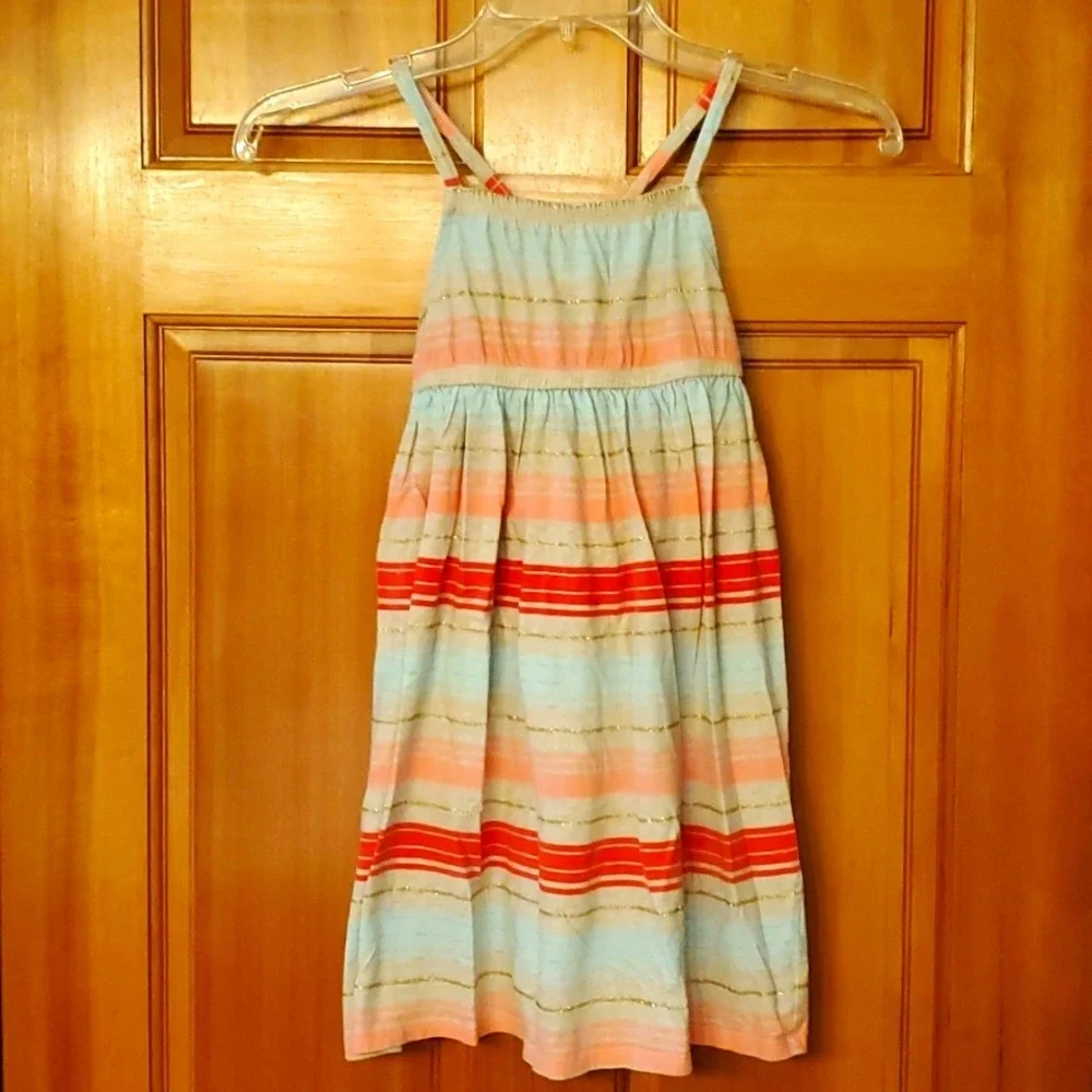 Crazy 8 Girls Summer Sleeveless Striped Dress Size‎ 5